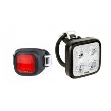 Combo éclairage vélo LED Knog Mini Chippy / Mob "The Face"