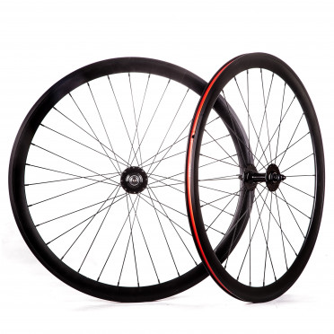Roues fixie / singlespeed BeastyBike X Infiné Cycles B40 Noir