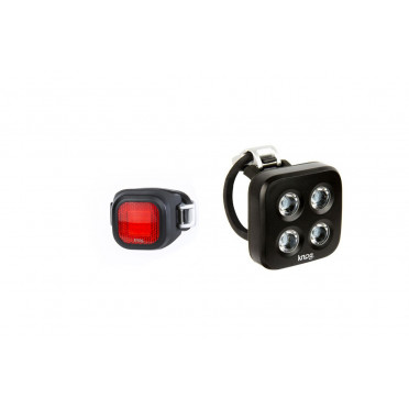 Combo éclairage vélo LED Knog Mini Chippy / Mob "The Face"