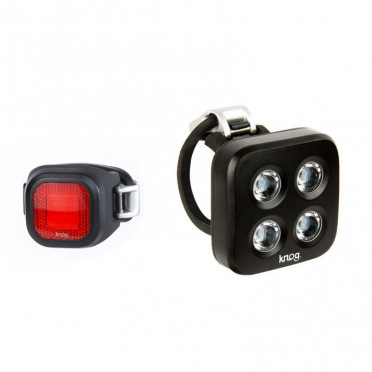 Combo éclairage vélo LED Knog Mini Chippy / Mob "The Face"