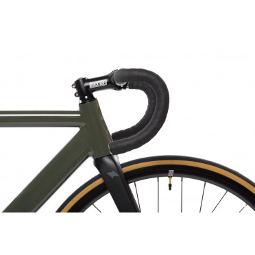 Velo Fixie Singlespeed State Bicycle Black Label V2 Army Green