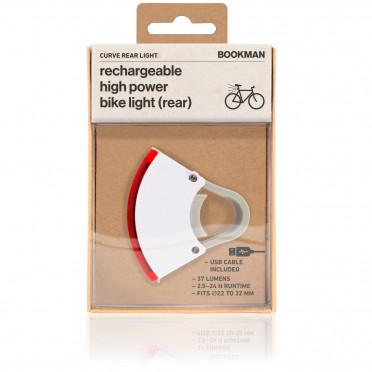 Lampe Vélo Bookman CURVE USB Arrière