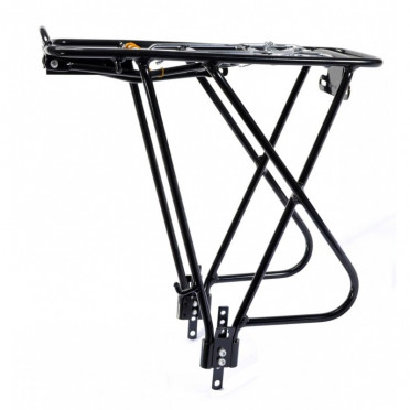 Porte bagages arrière P&A Alu Noir 26" à 28" Triple jambage