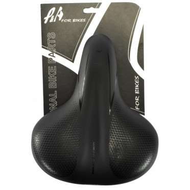 Selle DDK spécial confort noir 243x212 mm