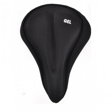 Couvre-selle DDK noir en gel Diam 280x185 mm