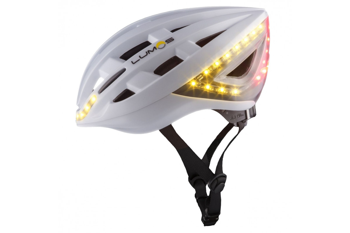 Lumos Ultra Casque Intelligent, Casque de vélo, Feux LED Avant et arrière, Clignotants, Feux arrière, Connexion Bluetooth