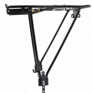 Porte-bagage arrière double jambage 26" à 28" noir 
