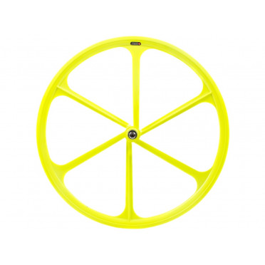 Roue à Bâtons 6 SPOKE Jaune Fluo