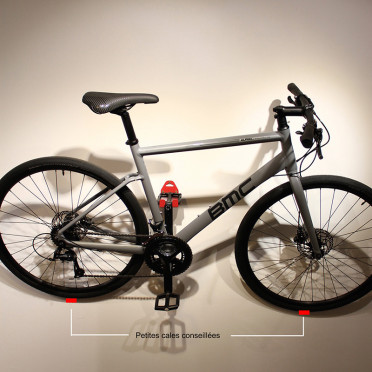 Porte Vélo Mural Fixation Pédale