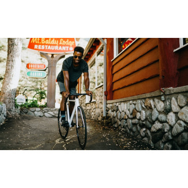 Vélo Fixie / Singlespeed Aventon Mataro 2022 - White