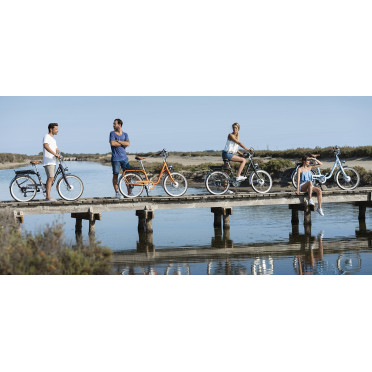 Vélo électrique Peugeot eLC01 e-LEGEND - Bleu Vintage