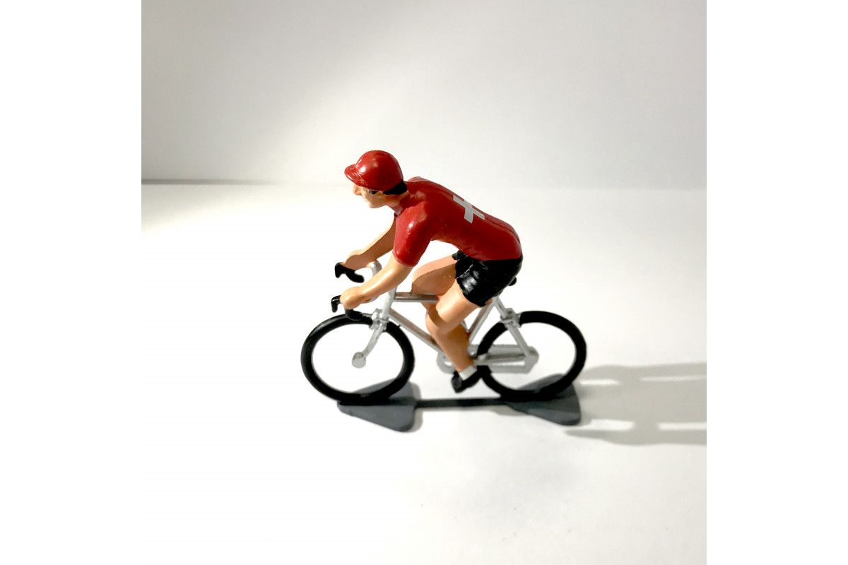 Figurine cycliste Roger - Champion Suisse