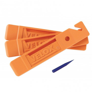 Lot de 3 Démonte-pneus VELOX avec Extracteur de Silex