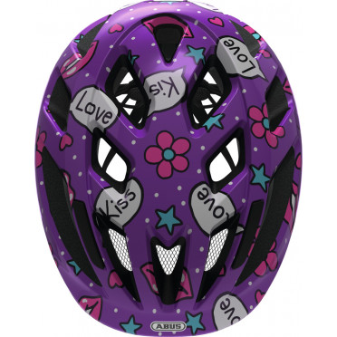 Casque Vélo Enfant ABUS Smooty 2.0 Purple Kisses