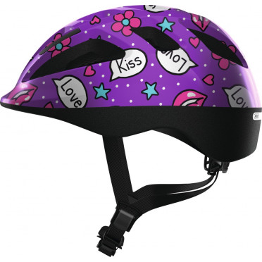 Casque Vélo Enfant ABUS Smooty 2.0 Purple Kisses