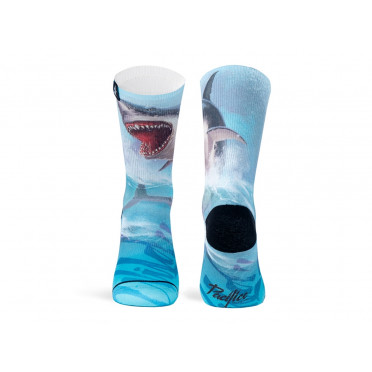 Paire de chaussettes cycliste PACIFIC & CO - Shark
