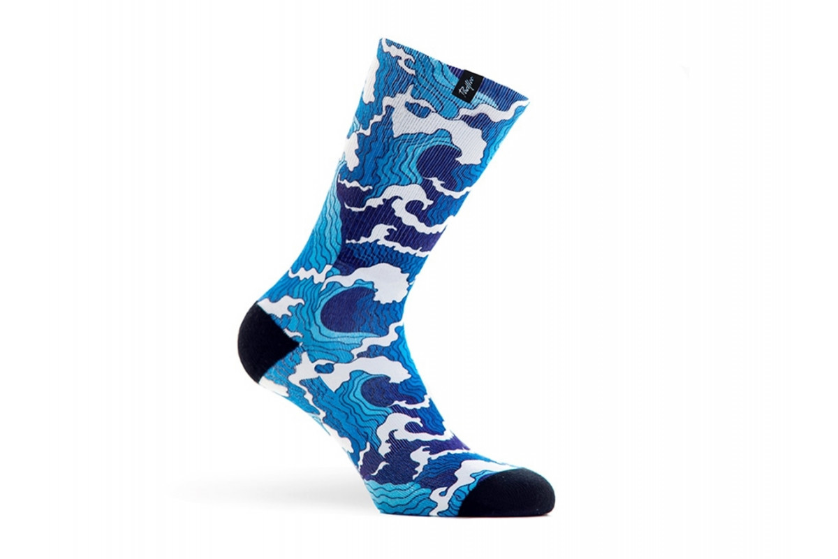 Paire de chaussettes cycliste PACIFIC & CO - Ocean Paire de chaussettes cycliste PACIFIC & CO - Ocean