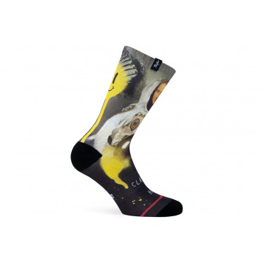 Paire de chaussettes cycliste PACIFIC & CO - Moona Lisa