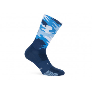 Paire de chaussettes cycliste PACIFIC & CO - Camo Blue