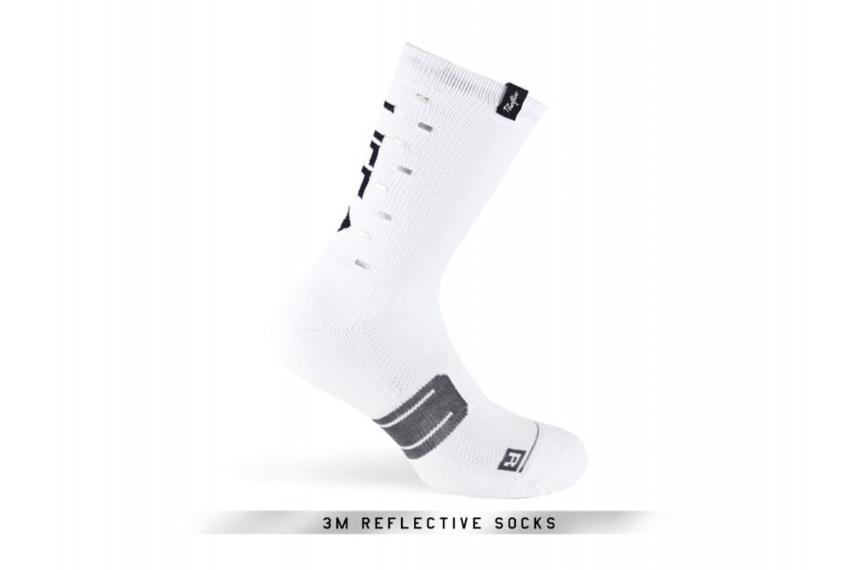 Paire de chaussettes cycliste PACIFIC & CO - Speed / Slow Life (Blanc) Paire de chaussettes cycliste PACIFIC & CO - Speed / Slow Life (Blanc)