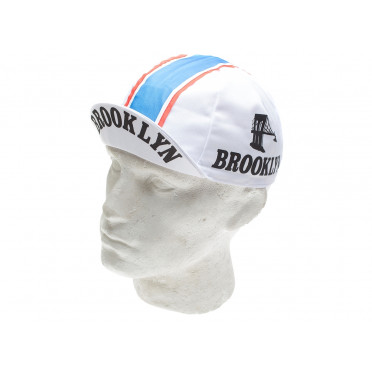 Casquette cycliste vintage - Brooklyn White