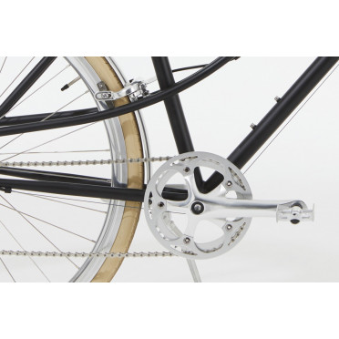 Vélo Urbain InFiné Cycles Flâneuse - Noir Mat