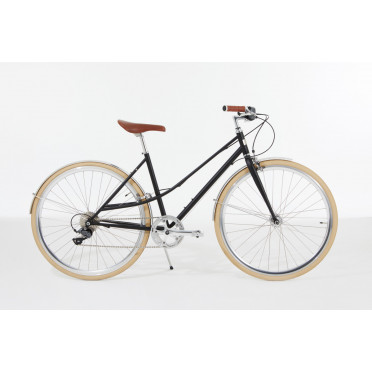 Vélo de Ville IN FINE Flaneuse Noir