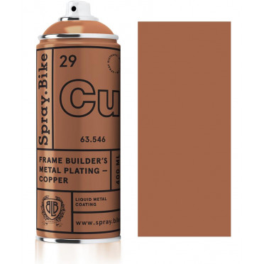 Peinture pour vélo Spray.Bike Frame Builder's Metal Plating - 400 mL