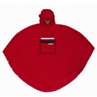 Poncho Imperméable The People's Poncho 3.0 Hardy Rouge