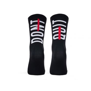 Paire De Chaussettes Cycliste PACIFIC & CO - Don't Quit - Black