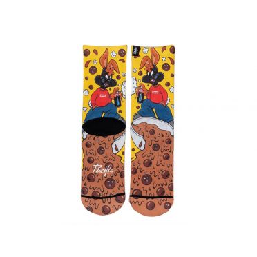 Paire De Chaussettes Cycliste PACIFIC & CO - Choco