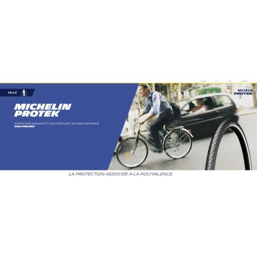 Pneu de vélo de ville renforcé Michelin Protek 700 / 28"