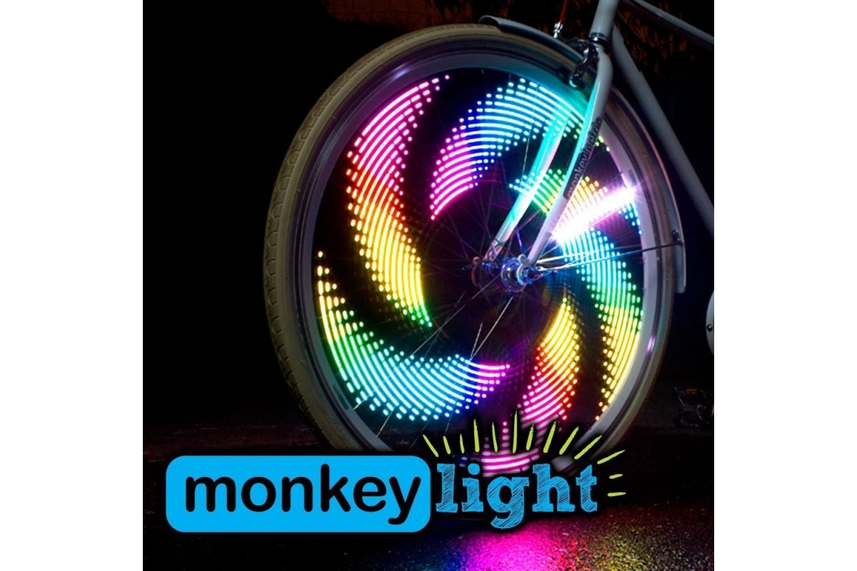 Monkey Light : personnalisez votre vélo avec un éclairage de roue original