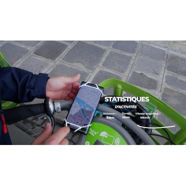 Porte téléphone connecté universel Cyclyk 2.0