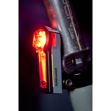 Eclairage vélo arrière avec feu stop LED Kryptonite Incite XBR
