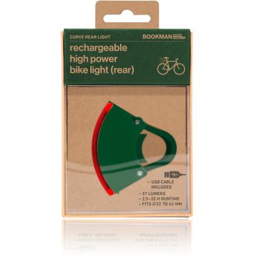 Lampe Vélo Bookman CURVE USB Arrière