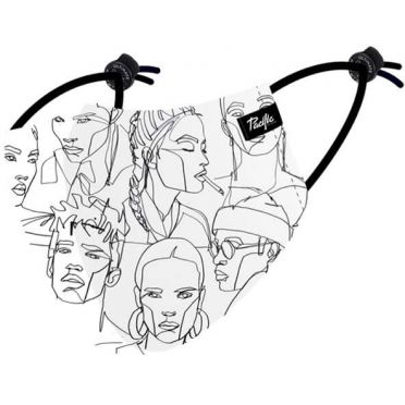 Masque en tissu lavable Pacific & Co. Street Faces