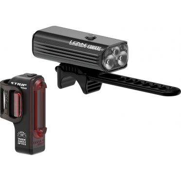 Combo éclairage vélo LED Lezyne Macro Drive 1300XL et Strip Pro