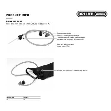 Tube d'hydratation Ortlieb