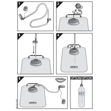 Tube d'hydratation Ortlieb