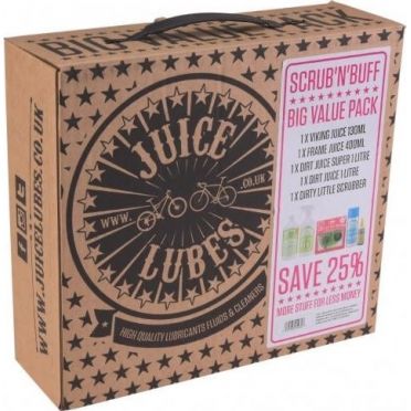 Kit d'entretien complet Juice Lubes Scrub & Buff