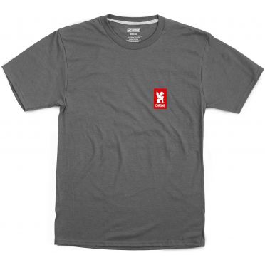 T-shirt Chrome Vertical Red Logo