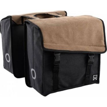 Sacoches doubles pliables en toile Willex - 38 L
