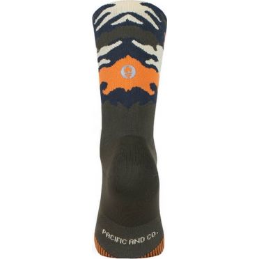 Paire de chaussettes cycliste Pacific & Co - Camo Green