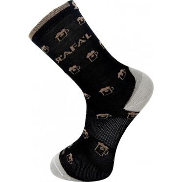 Paire de chaussettes cycliste Rafa'L Vogue - Café Bronze