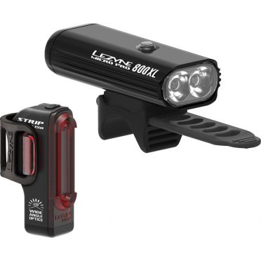 Combo éclairage vélo LED Lezyne Micro Drive Pro 800 + Strip