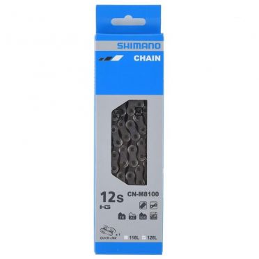 Chaîne pour vélos 12 vitesses Shimano XT CN-M8100