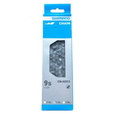 Chaîne pour vélos 9 vitesses Shimano HG53