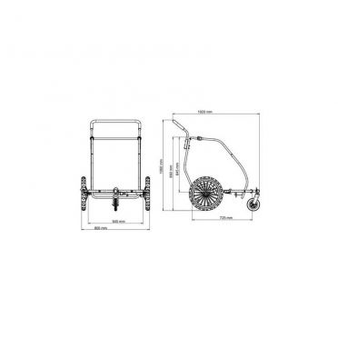 Remorque de transport enfant PNA Eco+