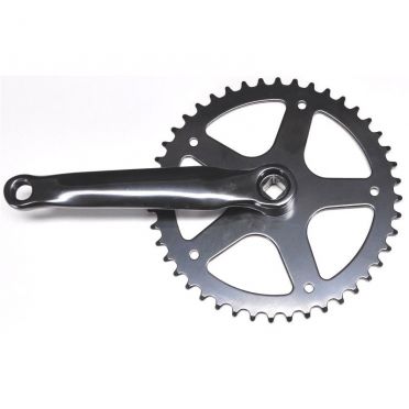 Pédalier Fixie / Singlespeed acier P&A Eco